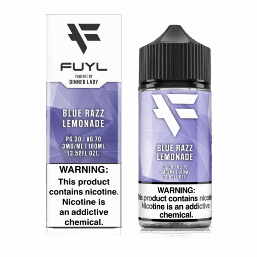 Shop Dinner Lady FUYL Blue Razz Lemonade 100ml in australian