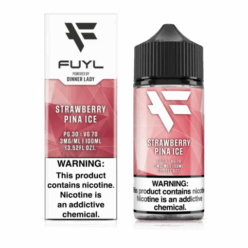 Shop Dinner Lady FUYL Strawberry Pina Ice 100ml in australian