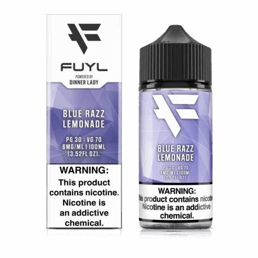 Shop Dinner Lady FUYL Blue Razz Lemonade 100ml in australian