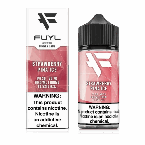 Shop Dinner Lady FUYL Strawberry Pina Ice 100ml in australian