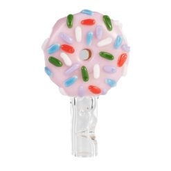 Shop POTV x Empire Glass Pink Frosted Donut in australian
