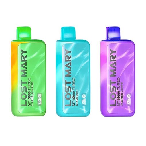 Shop Lost Mary MT15000 Turbo Disposable Vape (0% & 5%, 15000 Puffs) in australian