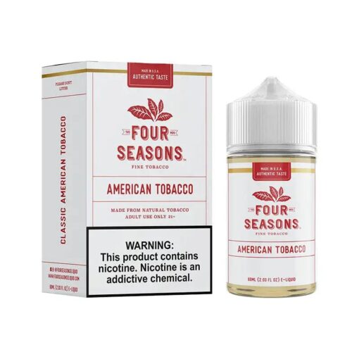 Shop Four Seasons E-Liquids American Tobacco 60ml Vape Juice in australian