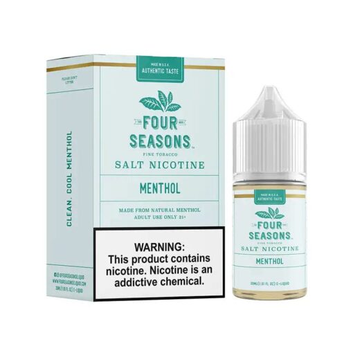 Shop Four Seasons E-Liquids Menthol 30ml Nic Salt Vape Juice in australian
