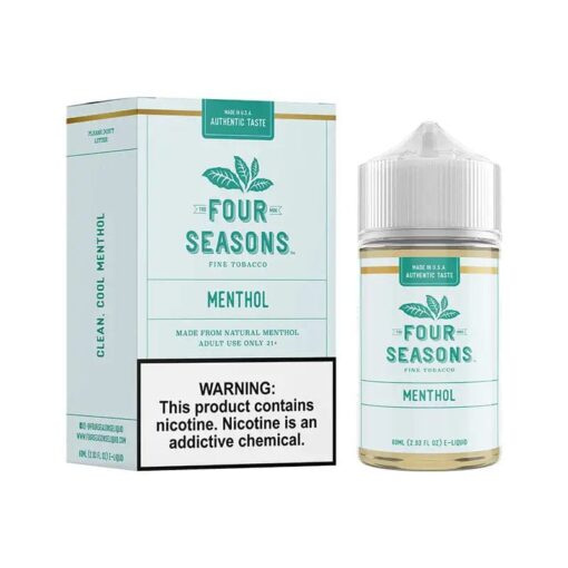Shop Four Seasons E-Liquids Menthol 60ml Vape Juice in australian