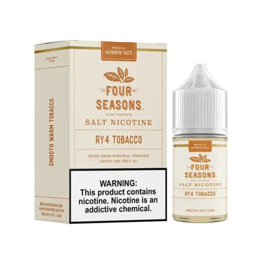 Shop Four Seasons E-Liquids RY4 Tobacco 30ml Nic Salt Vape Juice in australian