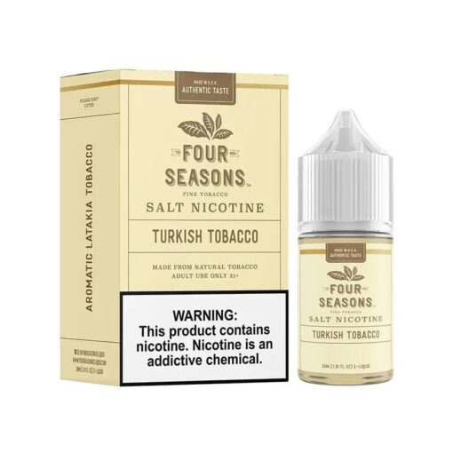 Shop Four Seasons E-Liquids Turkish Tobacco 30ml Nic Salt Vape Juice in australian