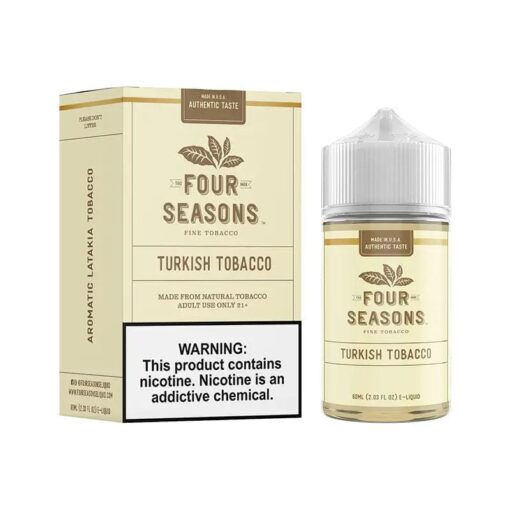 Shop Four Seasons E-Liquids Turkish Tobacco 60ml Vape Juice in australian