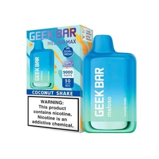 Shop Geek Bar Meloso MAX Disposable Vape (5%, 9000 Puffs) in australian