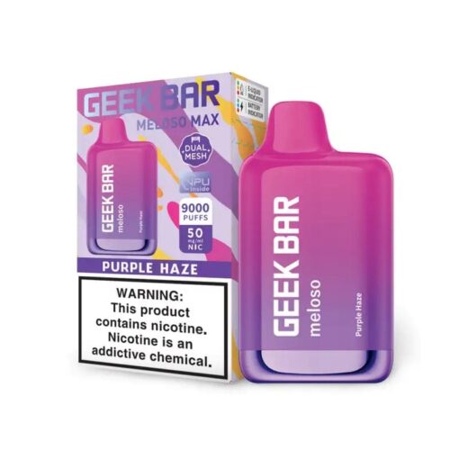 Shop Geek Bar Meloso MAX Disposable Vape (5%, 9000 Puffs) in australian