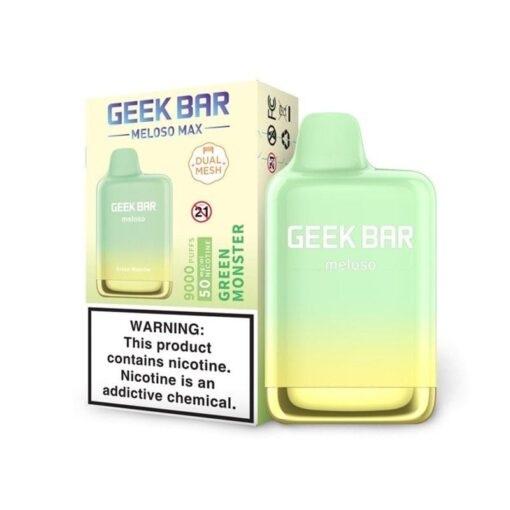 Shop Geek Bar Meloso MAX Disposable Vape (5%, 9000 Puffs) in australian