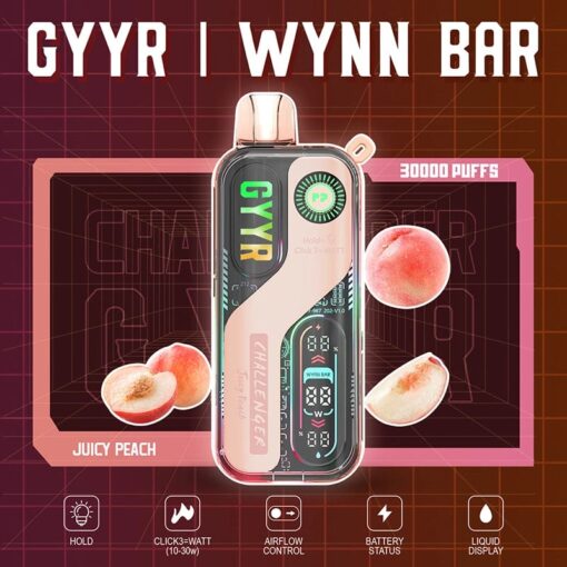 Shop GYYR WYNN Bar Challenger 30K Disposable Vape (5%, 30000 Puffs) in australian