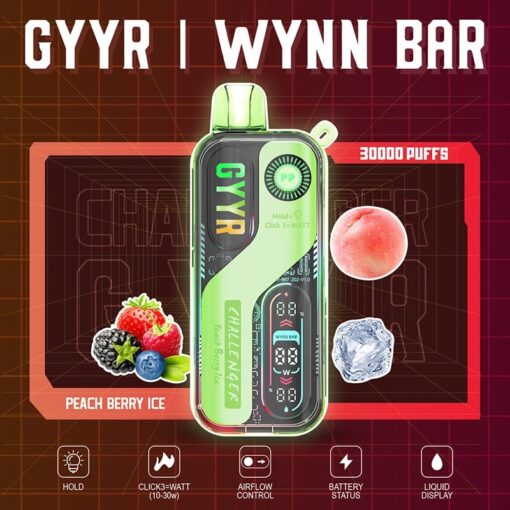 Shop GYYR WYNN Bar Challenger 30K Disposable Vape (5%, 30000 Puffs) in australian