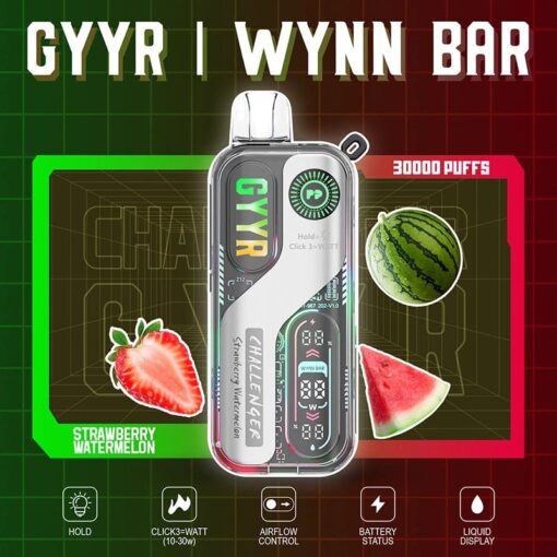 Shop GYYR WYNN Bar Challenger 30K Disposable Vape (5%, 30000 Puffs) in australian