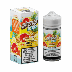Shop Hi-Drip Iced Island Orange 100ml Vape Juice in australian