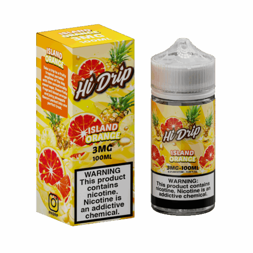 Shop Hi-Drip Island Orange 100ml Vape Juice in australian
