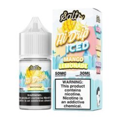 Shop Hi-Drip Mango Lemonade ICED Nic Salt Vape Juice 30ml in australian