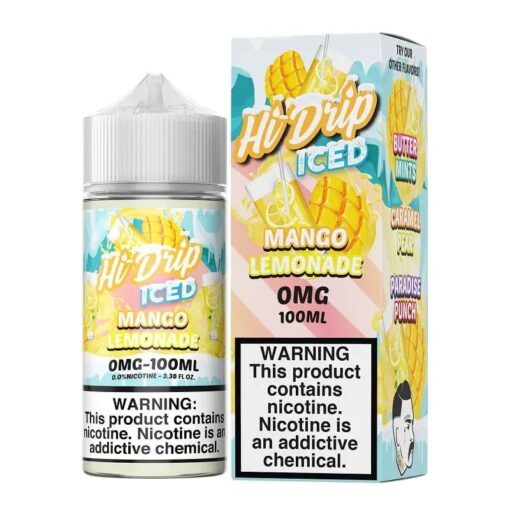 Shop Hi-Drip Mango Lemonade ICED Vape Juice 100ml in australian