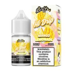 Shop Hi-Drip Mango Lemonade Nic Salt Vape Juice 30ml in australian