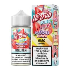 Shop Hi-Drip Paradise Punch ICED Vape Juice 100ml in australian