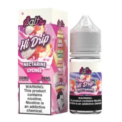 Shop Nectarine Lychee Nic Salt Vape Juice 30ml - Hi Drip in australian