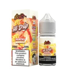 Shop Peachy Mango Nic Salt Vape Juice 30ml - Hi Drip in australian