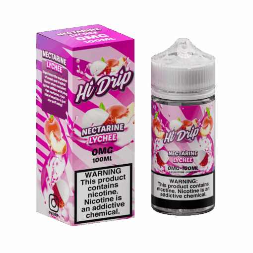 Shop Hi-Drip Nectarine Lychee 100ml Vape Juice in australian