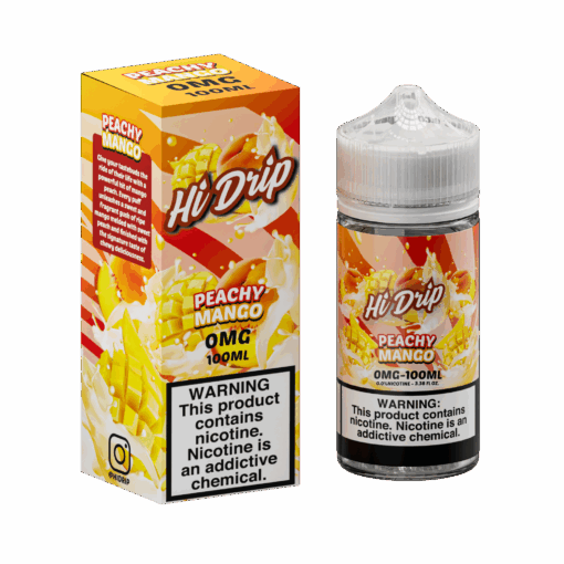 Shop Hi-Drip Peachy Mango 100ml Vape Juice in australian