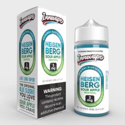 Shop Innevape Heisenberg Sour Apple Menthol Vape Juice 100ml in australian