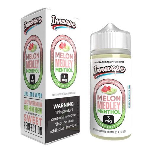Shop Innevape Melon Medley Menthol Vape Juice 100ml in australian