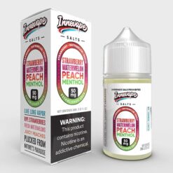 Shop Innevape Strawberry Watermelon Peach Menthol Salt 30ml in australian