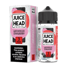 Shop Juice Head FREEZE Watermelon Strawberry Synthetic Vape Juice 100ml in australian