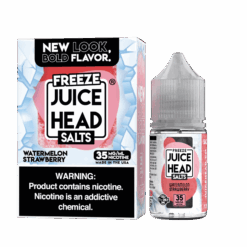 Shop Juice Head FREEZE Watermelon Strawberry Synthetic Nic Salt Vape Juice 30ml in australian