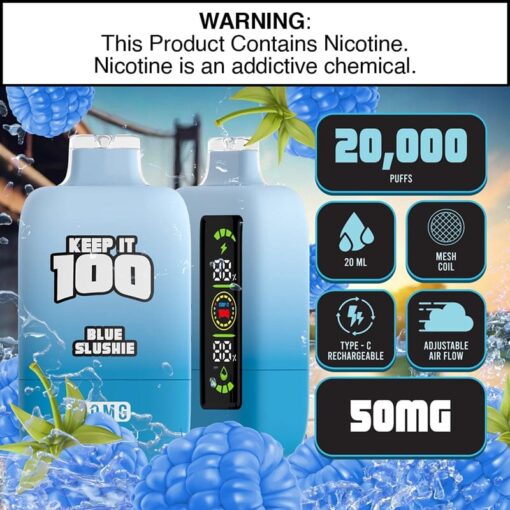 Shop Keep It 100 20K Disposable Vape (5%, 20000 Puffs) in australian