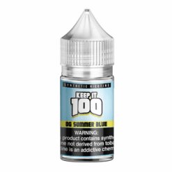 Shop OG Summer Blue 30ml Synthetic Nicotine Nic Salt Vape Juice - Keep It 100 in australian