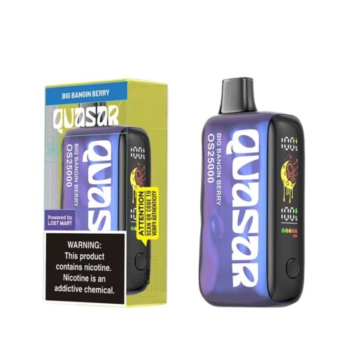 Shop Lost Mary Quasar OS25000 Disposable Vape (5%, 25000 Puffs) in australian