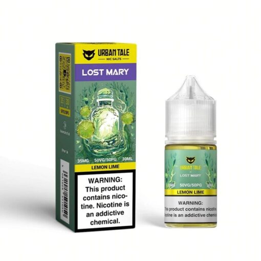 Shop Lost Mary x Urban Tale Lemon Lime Nic Salt Vape Juice 30ml in australian