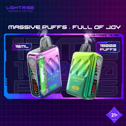 Shop Lost Vape Lightrise TB 18K Disposable Vape (5%, 18000 Puffs) in australian