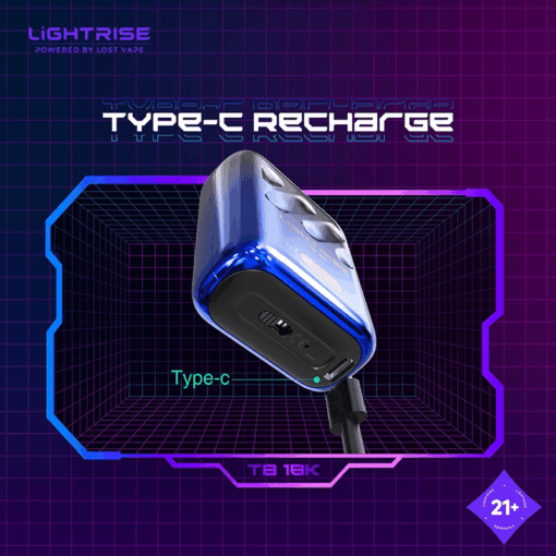 Shop Lost Vape Lightrise TB 18K Disposable Vape (5%, 18000 Puffs) in australian