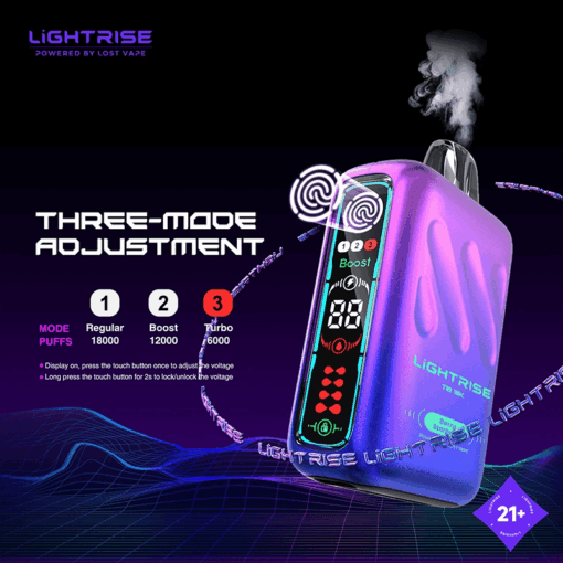 Shop Lost Vape Lightrise TB 18K Disposable Vape (5%, 18000 Puffs) in australian