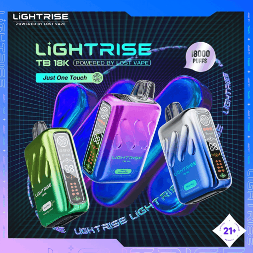 Shop Lost Vape Lightrise TB 18K Disposable Vape (5%, 18000 Puffs) in australian