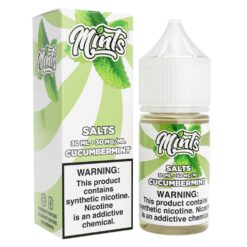 Shop Mints Vape Co. Cucumber Mint 30ml Nic Salt Vape Juice in australian