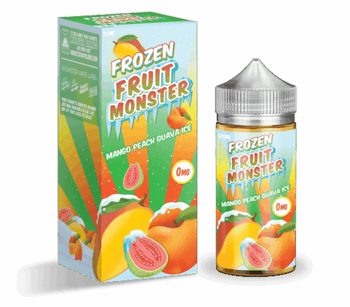 Shop Frozen Fruit Monster Mango Peach Guava Ice 100ml Vape Juice in australian