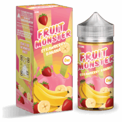 Shop Fruit Monster Strawberry Banana 100ml Vape Juice in australian