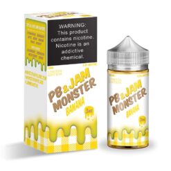 Shop Jam Monster Banana PB&J 100ml Vape Juice in australian