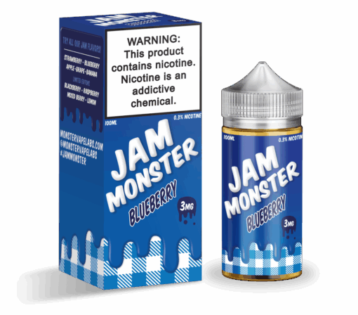 Shop Jam Monster Blueberry 100ml Vape Juice in australian