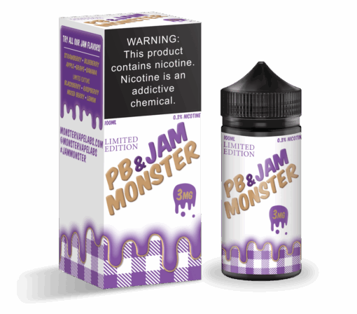 Shop Jam Monster PB&J 100ml Vape Juice in australian