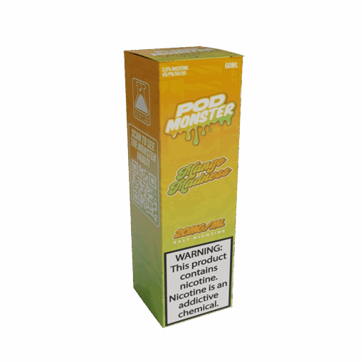 Shop Pod Monster Salts Mango Madness Synthetic Vape Juice 60ml in australian
