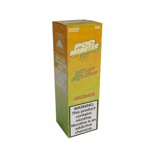 Shop Pod Monster Salts Mango Madness Synthetic Vape Juice 60ml in australian