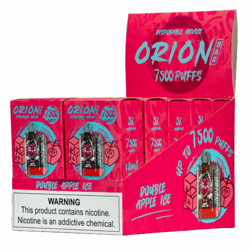 Shop Double Apple Ice Orion Bar 7500 in australian